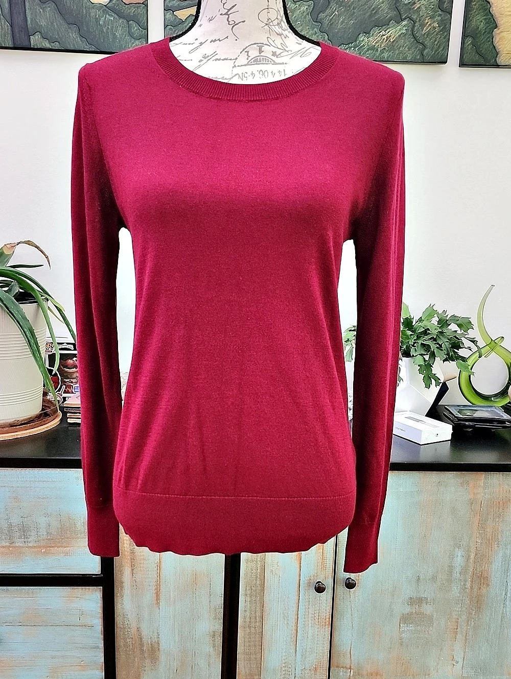 Banana Republic Silk Cashmere Crewneck NWT